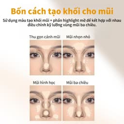 Thumbnail Bảng phấn bắt sáng và tạo khối, phấn má hồng VEECCI Tự nhiên Lâu trôi Chống nước 8g 3