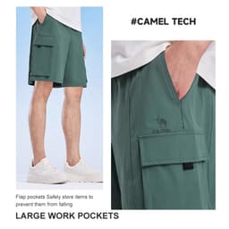 Thumbnail Quần short thể thao CAMEL CROWN nam leo núi chống nắng thông thường quần short khô nhanh 2