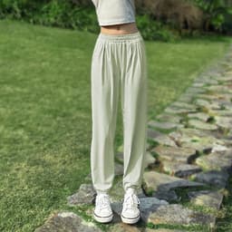 Thumbnail CAMEL CROWN Ice Silk Sports Quần khô nhanh cho nữ Quần lưới điều hòa mùa hè 3