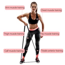 Thumbnail Aolikes Yoga Cao Su Tập Gym Dây Kháng Lực Tập Luyện Thể Dục Tập Luyện Sức Mạnh Nâng Hông Dây Đeo Đàn Hồi 3