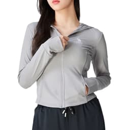 Thumbnail CAMEL CROWN Ngoài Trời Chống Nắng Nữ Thoáng Khí Gạc Chính Hãng Ướt Chống Nắng Quần Áo 4