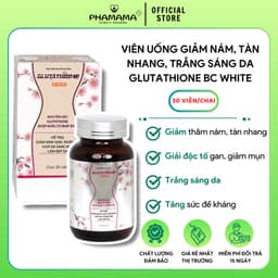 Thumbnail Viên uống Glutathione BC White giảm nám, tàn nhang, giải độc gan, giúp da đẹp mịn màng, trắng sáng 2
