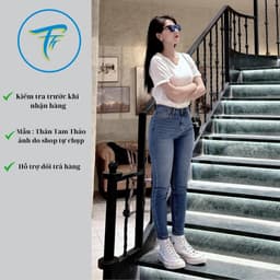 Thumbnail TTTHAO - Quần jeans nữ skinny dài 92-94cm tôn dáng chất vải VNXK cotton co giãn cao cấp S69 4