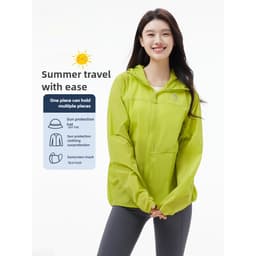 Thumbnail Camel CROWN Unisex Chống Nắng Quần Áo Nhẹ Và Mỏng Chống Nước Thoáng Khí Thoáng Khí Mát Kháng Khuẩn Áo Khoác 1