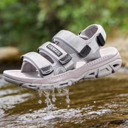 Thumbnail Xăng đan Nam CAMEL CROWN Chống Trơn Trượt Thoáng Khí Velcro Ngoài Trời Chống Mài Mòn Giày Đi Biển Thông Thường 4