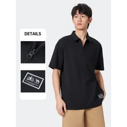 Thumbnail Áo sơ mi POLO ngắn tay CAMEL CROWN Áo thun có ve áo thoáng khí 1