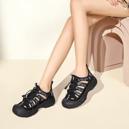 Thumbnail Xăng đan ngoài trời dành cho nữ CAMEL CROWN Giày đi biển rỗng đế dày thông thường 3