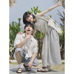 Thumbnail Camel CROWN Dép Birkenstock nhẹ dành cho nam và nữ Giày lội nước 4