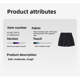Thumbnail Quần short nam nữ CAMEL CROWN Quần yếm chống nắng thoáng khí thoáng khí 4