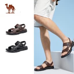 Thumbnail Camel CROWN Nam Đế Mềm Chống Mài Mòn Hai Chiều Thoáng Khí Đi Biển Dép Chống Trơn Trượt 1