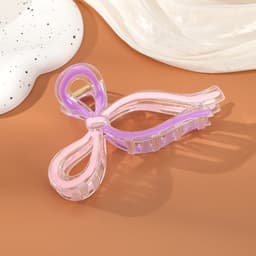 Thumbnail Aijolen Kẹo Nơ Màu Kẹp Tóc Cá Mập Lớn Kẹp Nữ Đầu Lưng Xoăn Kẹp Tóc Thời Trang Phụ Kiện Tóc 4