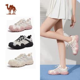 Thumbnail Camel CROWN Giày thường ngày dành cho nữ Giày đi bộ ngoài trời Giày bố dễ thương xấu xí 1