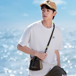 Thumbnail Áo thun nam lạc đà Cotton mùa hè ngoài trời cổ tròn ngắn tay nửa tay dành cho nữ 2