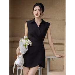 Thumbnail JOVEN Đầm Nữ Vigo Ngắn Form Ôm Xoè A 4