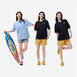 Thumbnail Áo thun nữ ngắn tay CAMEL CROWN dáng rộng thoáng mát nhanh khô kháng khuẩn hàng đầu thông thường 4