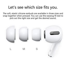 Thumbnail Fonken 1 Cặp Tai Nghe Silicon Mềm Vỏ Tai Nghe Nút Tai Cho AP Air-pod Pro 1 / 2 3