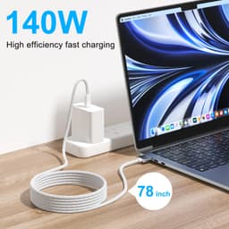 Thumbnail Cáp HdoorLink chuyển đổi cổng USB C sang Mg/safe 2 3 chuyên dụng thích hợp Cáp sạc Type c sang chân T chân cho A2681 A1466 A1278 2