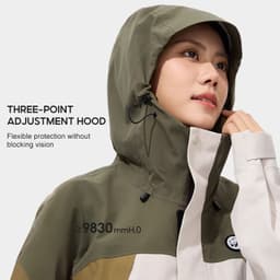 Thumbnail Áo khoác một lớp CAMEL CROWN, Áo khoác chặn màu vỏ cứng chống thấm nước cho nam và nữ 3