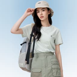 Thumbnail CAMEL CROWN Sợi Chống Nắng Tay Ngắn Ngoài Trời Thoáng Mát Nhanh Khô Áo Thun Nam Nữ Thoáng Khí Top 2
