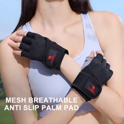 Thumbnail Găng tay nửa ngón CAMEL CROWN dành cho nam và nữ để thể thao ngoài trời Chống nắng và hấp thụ sốc 3