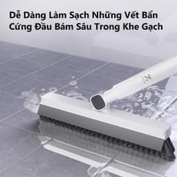 Thumbnail Chổi chà sàn và gạt nước ZOLELE C1 2 trong 1 cây chà sàn nhà tắm gạt nước - Chính Hãng 4