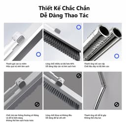 Thumbnail Chổi chà sàn và gạt nước ZOLELE C1 2 trong 1 cây chà sàn nhà tắm gạt nước - Chính Hãng 3