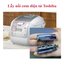 Thumbnail Lẫy nồi cơm điện Toshiba và nắp thoát hơi nồi cơm RC-10NMF/RC-18NMF/RC-18NTF - Hàng chính hãng 1