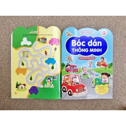 Thumbnail sách - bóc dán thông minh song ngữ việt anh dành cho trẻ từ 2-6 tuổi (bộ 6 cuốn) - sticker Bóc Dán 3