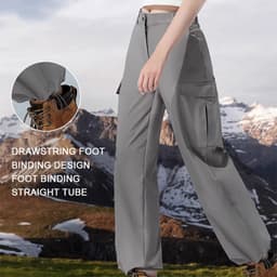 Thumbnail CAMEL CROWN Ngoài Trời Quần yếm Nam Nữ Chống Thấm Nước Thường Ngày Quần Leo Núi Thể Thao Tấn Công Quần 3