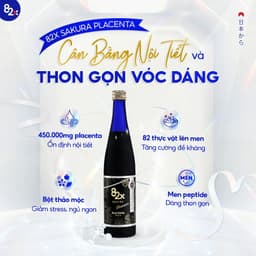 Thumbnail Nước Uống Đẹp Da 82X SAKURA PLACENTA PREMIUM Dòng Cao Cấp - Cân Bằng Nội Tiết, Sáng Đều Màu Da 4