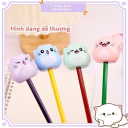 Thumbnail Gọt bút chì, chuốt bút chì hoạt hình, nhỏ gọn tiện lợi cho học sinh - Lưỡi thép không gỉ, sắc bé 3