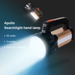 Thumbnail CAMEL CROWN Ngoài Trời Đa Năng Đèn Tìm Kiếm Di Động Mạnh Đèn Câu Cá Chiếu Sáng Sạc Năng Lượng Mặt Trời 2