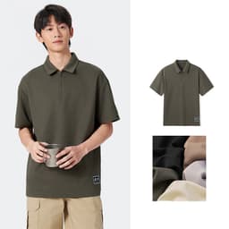 Thumbnail Áo sơ mi POLO ngắn tay CAMEL CROWN Áo thun có ve áo thoáng khí 2