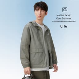 Thumbnail Áo khoác chống tia cực tím ngoài trời chống nắng CAMEL CROWN Unisex 4