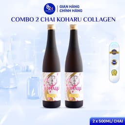 Thumbnail Liệu Trình 2 Chai Nước Uống 82X Koharu Collagen Nhật Bản Chứa 48.000mg Collagen Peptide Ngừa Lão Hoá 500ml/Chai 2