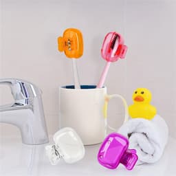 Thumbnail Giao Hàng Nhanh Nắp Bảo Vệ Bàn Chải đánh Răng Thiết Yếu Khi đi Du Lịch Phụ Kiện Du Lịch Thiết Yếu Giá đỡ Bàn Chải đánh Răng Bằng Nhựa Thiết Yếu Cho Phòng Tắm Phụ Kiện Vệ Sinh (THỦY 1