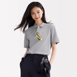 Thumbnail Áo sơ mi Polo ngắn tay CAMEL CROWN Unisex Áo thun lụa băng thoáng khí mát 4