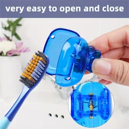 Thumbnail Giao Hàng Nhanh Nắp Bảo Vệ Bàn Chải đánh Răng Thiết Yếu Khi đi Du Lịch Phụ Kiện Du Lịch Thiết Yếu Giá đỡ Bàn Chải đánh Răng Bằng Nhựa Thiết Yếu Cho Phòng Tắm Phụ Kiện Vệ Sinh (THỦY 3