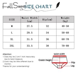 Thumbnail Fallsweet Combo5 Nữ 100% Cotton Quần Đùi Cao Cấp Thoáng Khí Kích Thước Lớn Quần Lót Mềm Mại Comfot Quần Lót 2