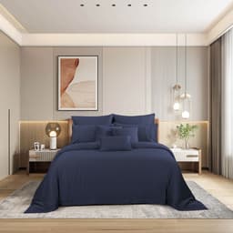 Thumbnail Bộ ga kèm Vỏ chăn Akemi Tencel Accord Lyocell Matera và Mosiya, gồm 6 món (Super King / King / Queen) 3