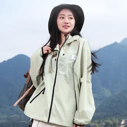 Thumbnail CAMEL CROWN Da Trắng Lạnh Ngoài Trời Chống Nắng Quần Áo Unisex Mùa Hè Chống Tia Cực Tím Áo Khoác 4