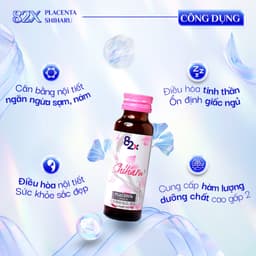Thumbnail Combo 3 Hộp Nước Uống Shiharu Placenta Đều Màu Da, Cân Bằng Nội Tiết Tố Nữ, Ổn Định Giấc Ngủ 10 lọ/Hộp 2