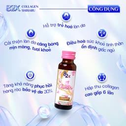 Thumbnail Combo 3 Hộp Nước Uống Collagen 82X Shiharu - Hỗ Trợ Làm Đẹp Da, Cấp Ẩm, Trẻ Hoá Da 10 lọ/Hộp 2