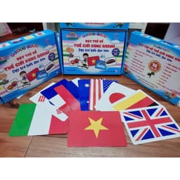 Thumbnail Thẻ học thông minh 16 chủ đề, Thẻ Flashcard Glenn Doman Khổ A5, Chống Thấm Nước, Thẻ Học A5 4
