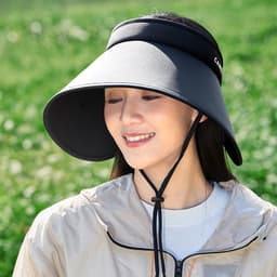 Thumbnail Mũ chống nắng vành lớn quấn ngoài trời CAMEL CROWN có khả năng chống tia cực tím mở UPF50 + 4