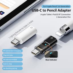 Thumbnail HdoorLink USB C sang pencil 1st Adapter ipencil 1st và Pad gen 10 Đầu nối sạc nối Bluetooth giữa 3