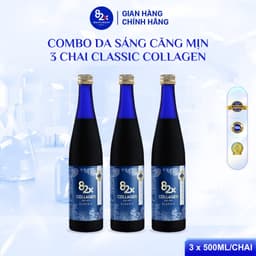Thumbnail Liệu Trình 3 Chai Collagen Uống Cao Cấp 82X Classic Cho Da Căng Bóng, Sáng Mịn - Chứa 120.000mg Collagen, 500ml/Chai 1