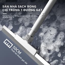 Thumbnail Cây gạt nước sàn nhà tắm ZOLELE C2 thanh gạt 50cm đầu xoay 180 - Chính Hãng 3