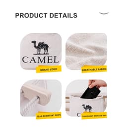 Thumbnail CAMEL CROWN Võng vải gấu trúc dễ thương Xoay ngoài trời Chống lật dày và mở rộng 3