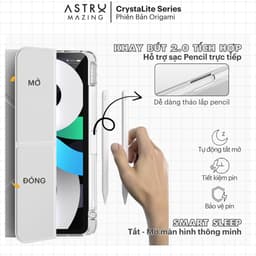 Thumbnail Bao da iPad CrystaLite Origami AstroMazing - Case cho iPad Pro Air 4 5 6 Pro 11 2